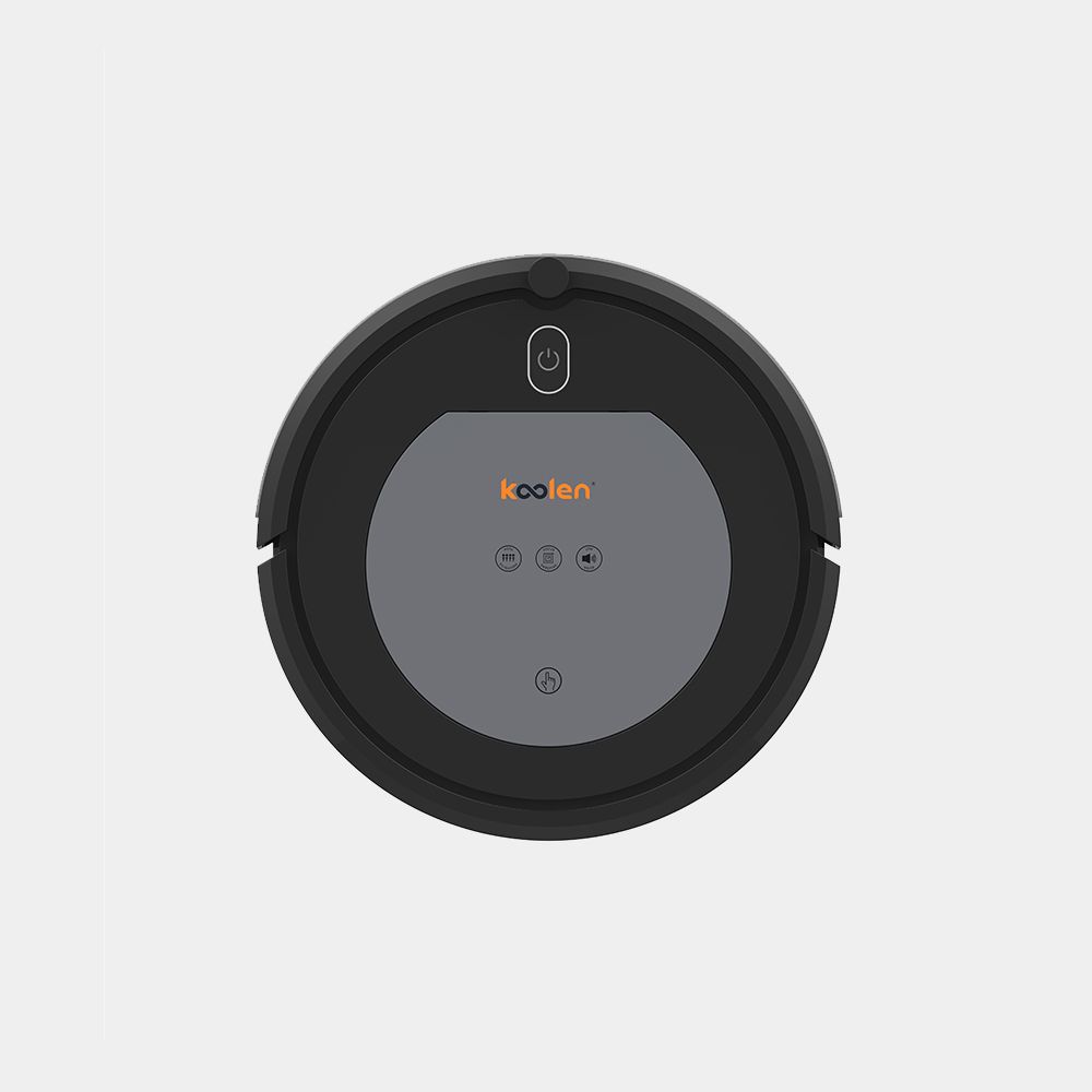 KOOLEN ROBOT VACUUM CLEANER WITH REMOTE CONTROL BLACK AND GREY