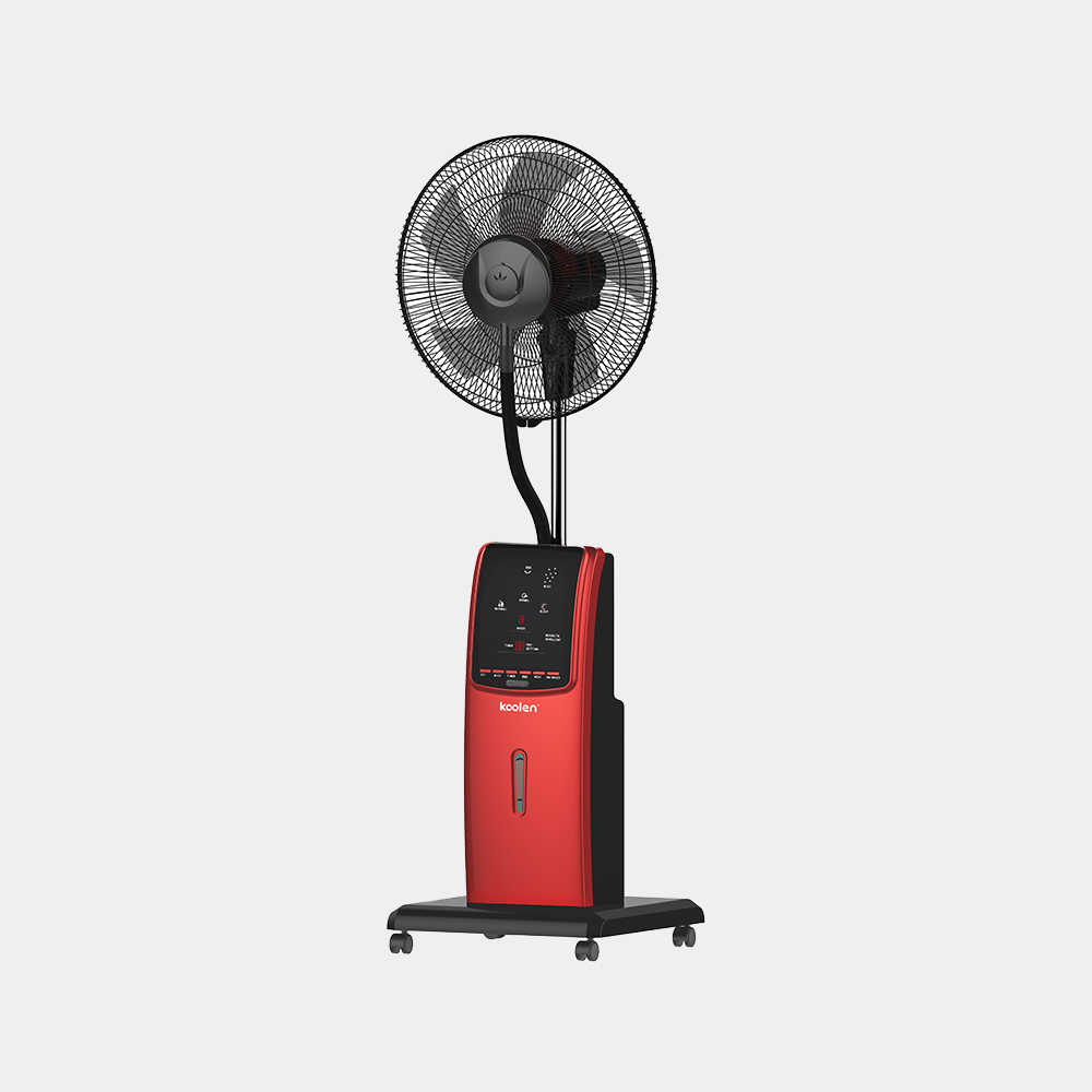 Koolen - 16" (40cm) Stand Mist Fan - Golden - Red