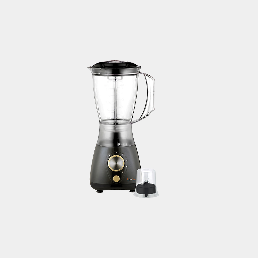 Koolen Blender with Grinder 4 Speeds 350 W Black & Gold - Black