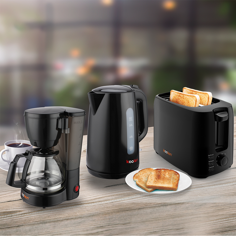 Breakfast Set 3 Pieces - Black