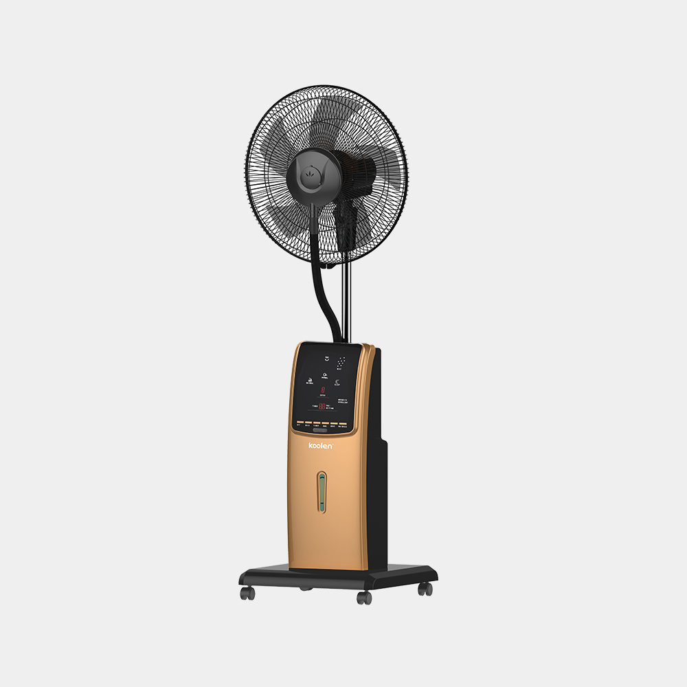 Koolen - 16" (40cm) Stand Mist Fan - Golden - Gold